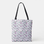 Lilac Blume Tosack mit Monogramm Tasche (Rückseite)