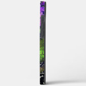 Lilac-Blume und Blätter in geschnitztem Mosaik Case-Mate iPhone Hülle (Rückseite / Links)