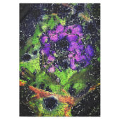 Lilac-Blume und Blätter in geschnitztem Mosaik Tischdecke (Vorderseite)