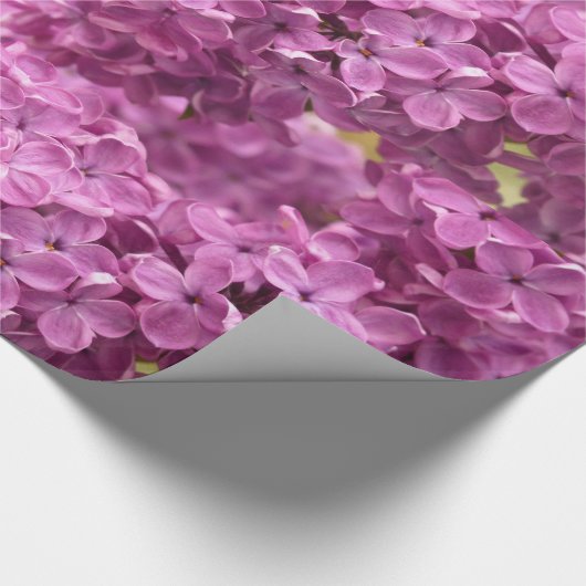 Lilac Blume Wrapping Paper Geschenkpapier (Ecke)