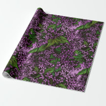 Lilac Blume Wrapping Paper