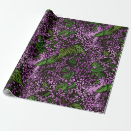 Lilac Blume Wrapping Paper Geschenkpapier