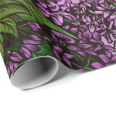 Lilac Blume Wrapping Paper Geschenkpapier (Rolleneckpunkt)