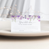 Lilac Blumen Datum Ideen Nacht. Datum jar Begleitkarte