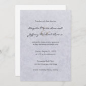 Lilac Blush Wildblumen Hochzeit Einladung (Vorne/Hinten)