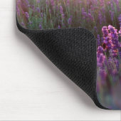 Lilac Bokeh Lila Feld der Blume Mousepad (Ecke)