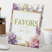 Lilac Brautparty Favoriten Zeichen Sockelschild (In Situ)