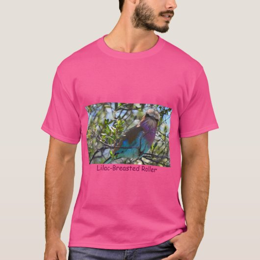 Lilac-Breasted Roller - Fliegendes Regenbogen-T-Sh T-Shirt (Vorderseite)