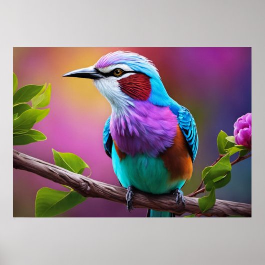 Lilac-Breasted Roller Poster (Vorne)