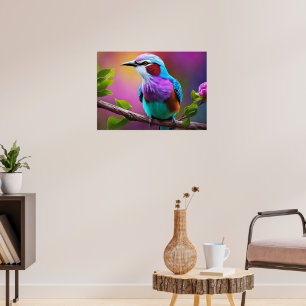 Lilac-Breasted Roller Poster auf Deutsch