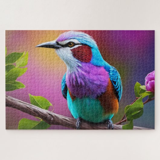 Lilac-Breasted Roller Puzzle (Horizontal)