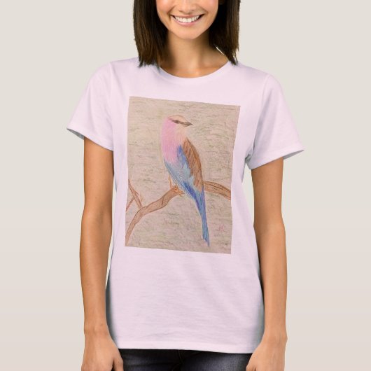 Lilac Breasted Roller T - Shirt (Vorderseite)