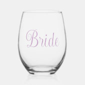 Lilac Bride Weinglas Ohne Stiel (Vorderseite)