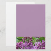 Lilac Briefpapier (Vorne/Hinten)
