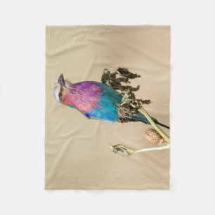 Lilac Brustwalze Fleecedecke