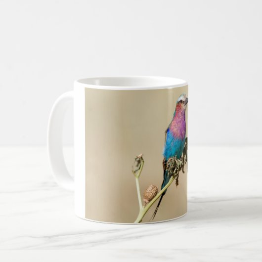 Lilac Brustwalze Kaffeetasse (Vorderseite Links)