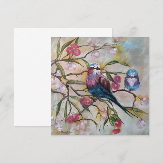 Lilac-Brustwalze mit Baby (Vorne/Hinten)