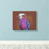 Lilac-Brustwalze zur Darstellung von Tiernat Leinwanddruck (Insitu (Holzboden))