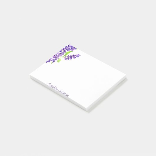 Lilac Bunch personalisiert Post-it Klebezettel (angewinkelt)