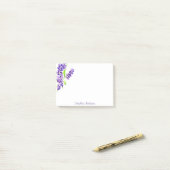 Lilac Bunch personalisiert Post-it Klebezettel (Auf Schreibtisch)
