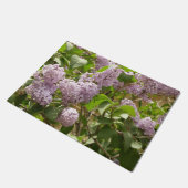 Lilac Bush Schöne Lila Frühlingsblumen Fußmatte (Schrägansicht)