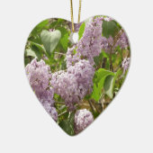 Lilac Bush Schöne Lila Frühlingsblumen Keramik Ornament (Links)