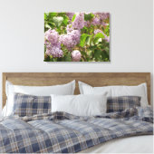 Lilac Bush Schöne Lila Frühlingsblumen Leinwanddruck (Insitu (Schlafzimmer))