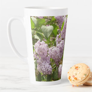 Lilac Bush Schöne Lila Frühlingsblumen Milchtasse
