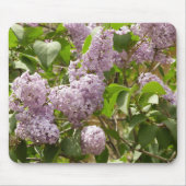 Lilac Bush Schöne Lila Frühlingsblumen Mousepad (Vorne)