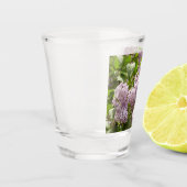 Lilac Bush Schöne Lila Frühlingsblumen Schnapsglas (Links)