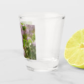 Lilac Bush Schöne Lila Frühlingsblumen Schnapsglas (Rechts)