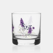 Lilac Butterfly Bush Whiskyglas (Rückseite)