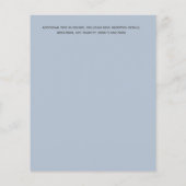 Lilac Butterfly FLYERS mit dem niedrigsten Budget Flyer (Hinten)