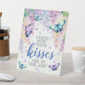 Lilac & Butterfly Wie viele Kisses Volkszeichen Sockelschild (In SItu)