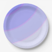Lilac Circular Wirbel ombre Pappteller (Vorderseite)