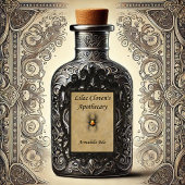 Lilac Clovens Apothekar: Armadillo Bile Aufkleber