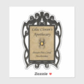 Lilac Clovens Apothekar: Giftfeuerkoralle Aufkleber (Blatt)