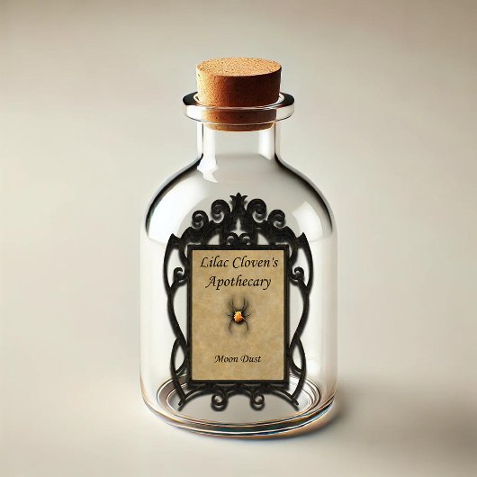Lilac Clovens Apothekar: Mondstaub Aufkleber