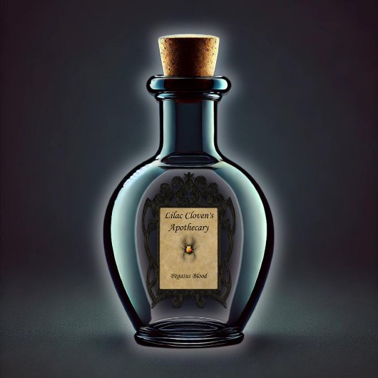 Lilac Clovens Apothekar: Pegasus Blood Aufkleber