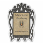 Lilac Clovens Apothekar: Slidr River Water Aufkleber (Vorderseite)