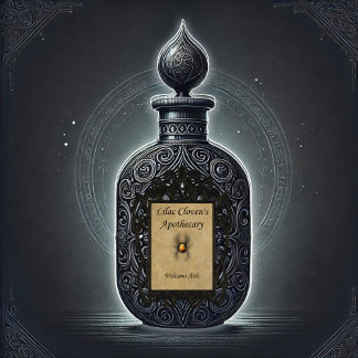 Lilac Clovens Apothekar: Vulkanasche Aufkleber