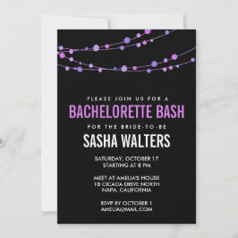 Lilac Confetti Junggeselinnen-Abschied Einladung