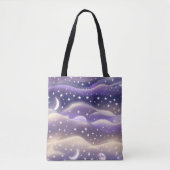 Lilac Cream Moon Gentle Aesthetic Tasche (Vorderseite)