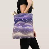 Lilac Cream Moon Gentle Aesthetic Tasche (Von Nahem)