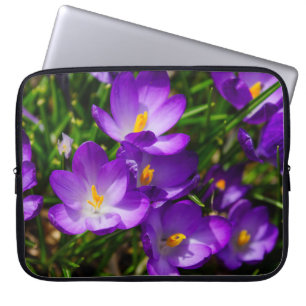 Lilac Crocuses Laptopschutzhülle