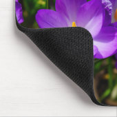 Lilac Crocuses Mousepad (Ecke)