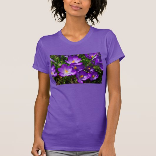 Lilac Crocuses T - Shirt (Vorderseite)