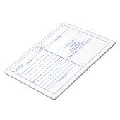 Lilac Crown Decorative Notebooks Notizblock (angewinkelt)