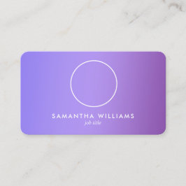 Lilac Custom QR Foto Visitenkarte