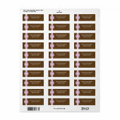 Lilac Dainty Dots Custom Mit Monogramm Family (Vorne)